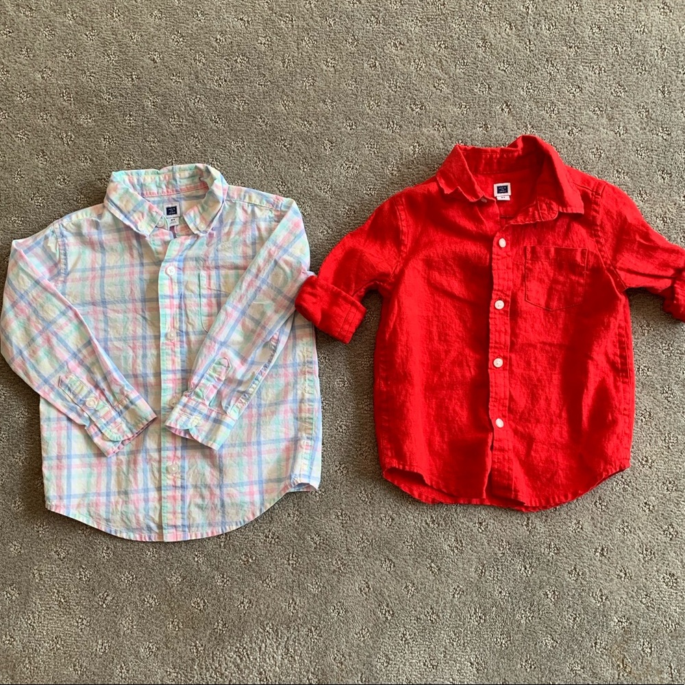 2 2t Janie and jack button down shirts